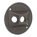 1-Gang Die-Cast Aluminum Bronze Cluster Cover