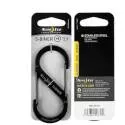 #4 Black Stainless Steel S-Biner Dual Carabiner