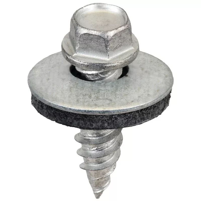 Acorn International SW-SS1234G250 Stitch Screw, #12 Thread, High-Low Thread, Hex Drive, Piercing, Self-Tapping Point