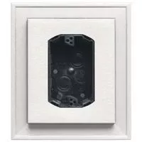 Builders Edge 130010010001 Mounting Block, 8 in L, 7 in W, White