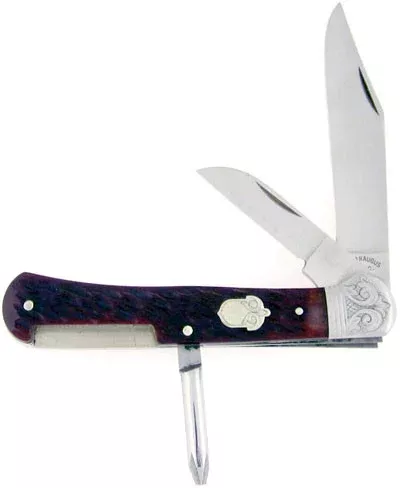 Cattaraugus Knife Collectors Club Fancy Trick Knife English Jack FH-3