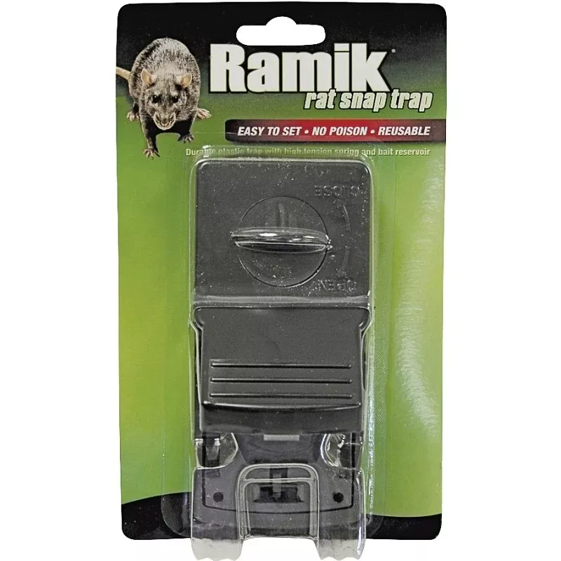 Neogen 116231 Snap Trap, 1-Touch, Plastic, For: Rats