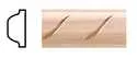 Rope Hardwood Embossed 3/8 x 3/4 x 8 ft