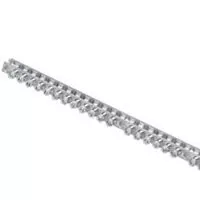 Siemens EC3GB302 Ground Bar Kit, 15-3/4 in L, 30 -Terminal, 14 to 4 AWG Wire, Aluminum/Copper