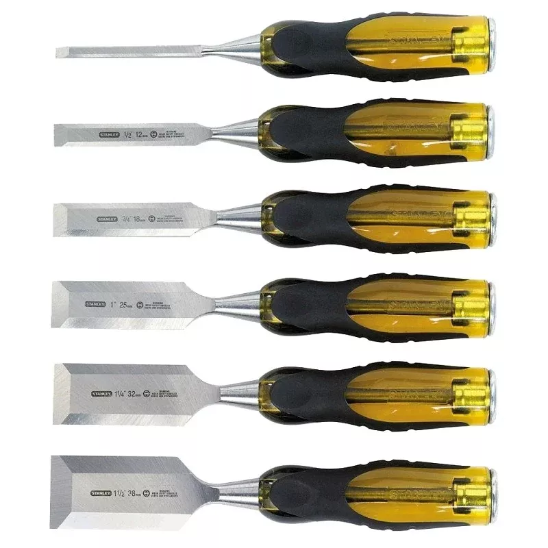 STANLEY Thru-Tang Series 16-971 Chisel Set, 6-Piece