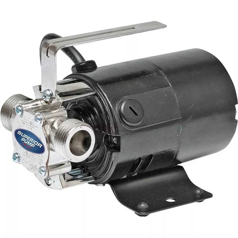 Superior Pump 90040 Transfer Pump, 2.3 A, 115 V, 0.1 hp, 3/4 in Outlet, 330 gal/hr, Iron