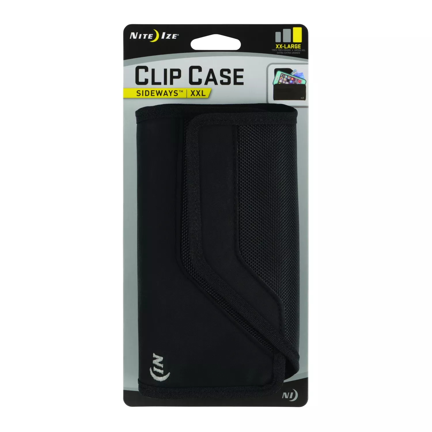 Universal Sideways Phone Clip Case, Black,2XL